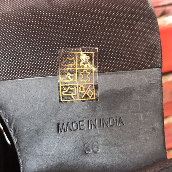 Free People Leather Santa Fe Lace-Up Boot in Black Embossed - Picture 15 of 17